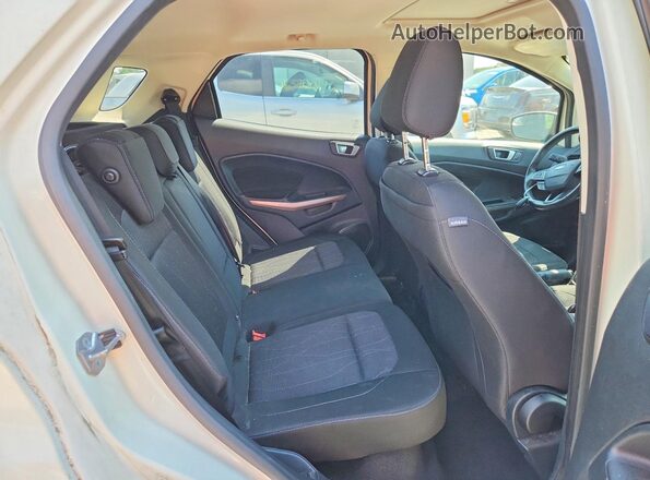 MAJ6S3GL4KC292930 2019 FORD ECOSPORT White Вид задніх сидінь