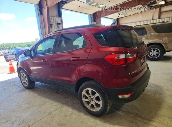 MAJ6S3GL4NC457573 2022 FORD ECOSPORT Красный Задняя левая четверть