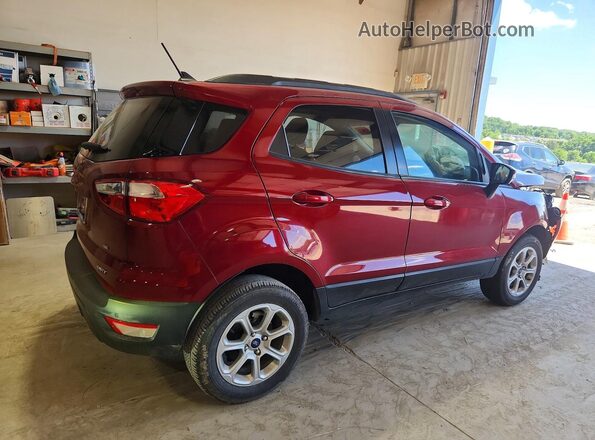 MAJ6S3GL4NC457573 2022 FORD ECOSPORT Красный Задняя правая четверть