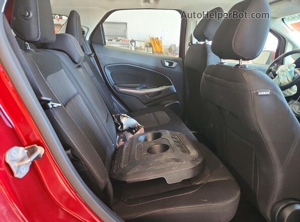 MAJ6S3GL4NC457573 2022 FORD ECOSPORT Красный Вид задней части салона