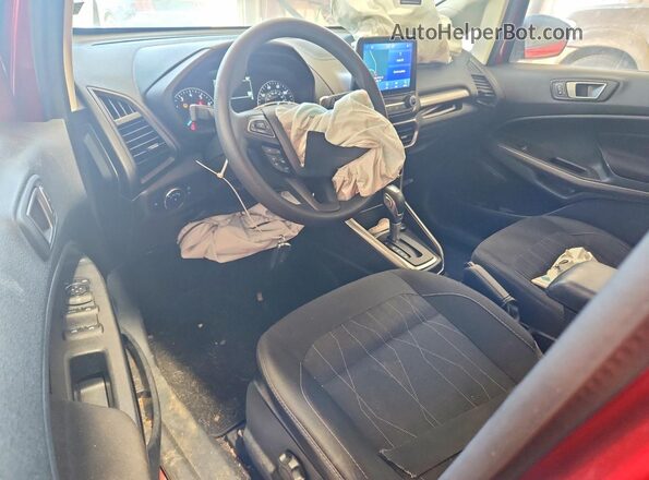 MAJ6S3GL4NC457573 2022 FORD ECOSPORT Красный Вид панели приборов