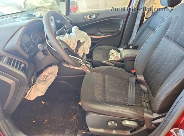 MAJ6S3GL4NC457573 2022 FORD ECOSPORT Красный Вид салона спереди