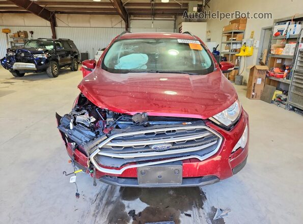 MAJ6S3GL4NC457573 2022 FORD ECOSPORT Красный Вид спереди