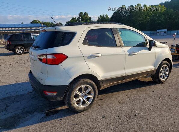 MAJ6S3GL6KC286594 2019 FORD ECOSPORT White Trasero derecho