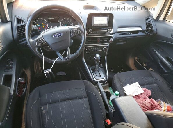 MAJ6S3GL6KC286594 2019 FORD ECOSPORT White Vista del salpicadero