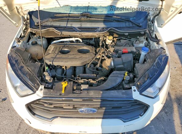 MAJ6S3GL6KC286594 2019 FORD ECOSPORT White Vista del compartimento del motor