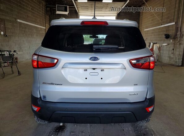 MAJ6S3GL8NC465238 2022 FORD ECOSPORT Silver Widok z tyłu