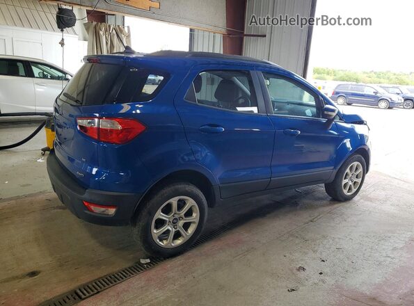 MAJ6S3GL9KC279087 2019 FORD ECOSPORT Синий Задняя правая четверть