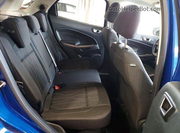 MAJ6S3GL9KC279087 2019 FORD ECOSPORT Синий Вид задней части салона