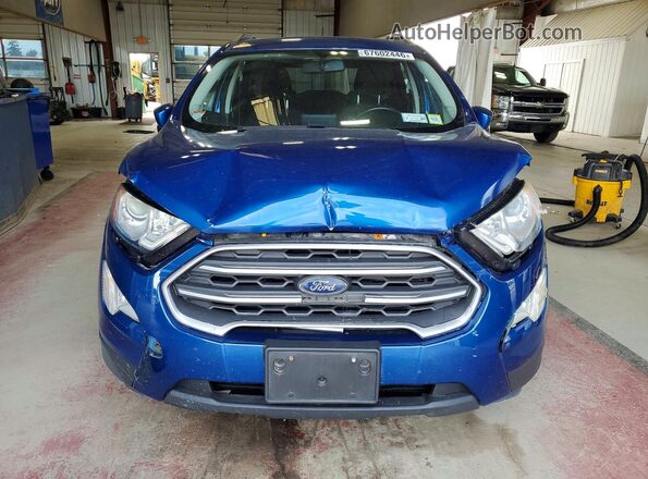 MAJ6S3GL9KC279087 2019 FORD ECOSPORT Синий Вид спереди