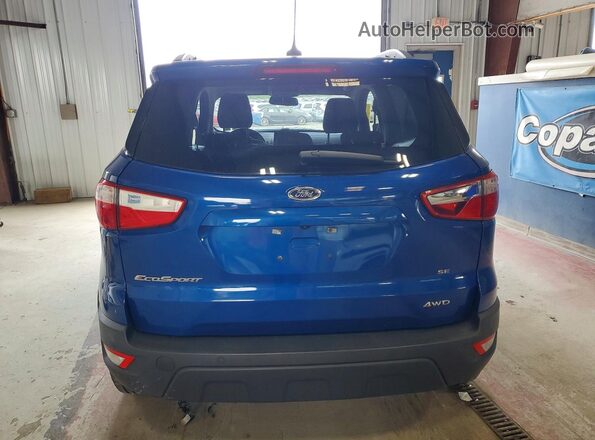MAJ6S3GL9KC279087 2019 FORD ECOSPORT Синий Вид сзади