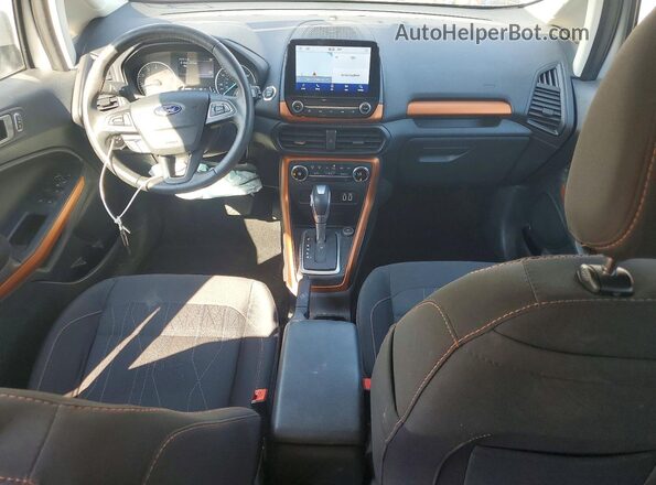 MAJ6S3GL9NC469217 2022 FORD ECOSPORT Silver Вид панелі приладів