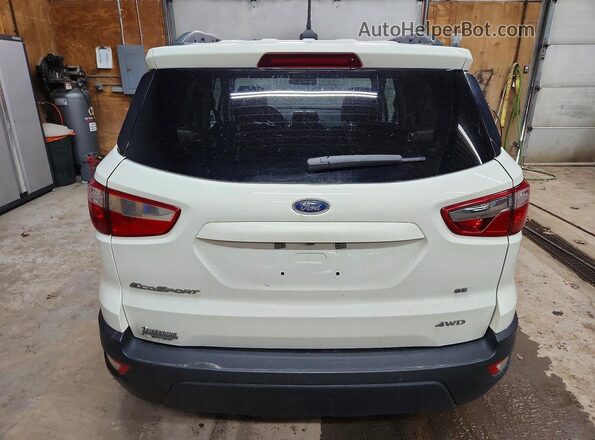 MAJ6S3GLXKC272164 2019 FORD ECOSPORT White Vista trasera