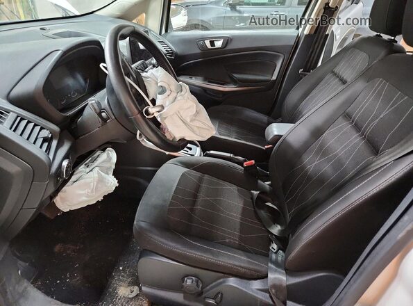 MAJ6S3GLXKC272164 2019 FORD ECOSPORT White Vista interior delantera