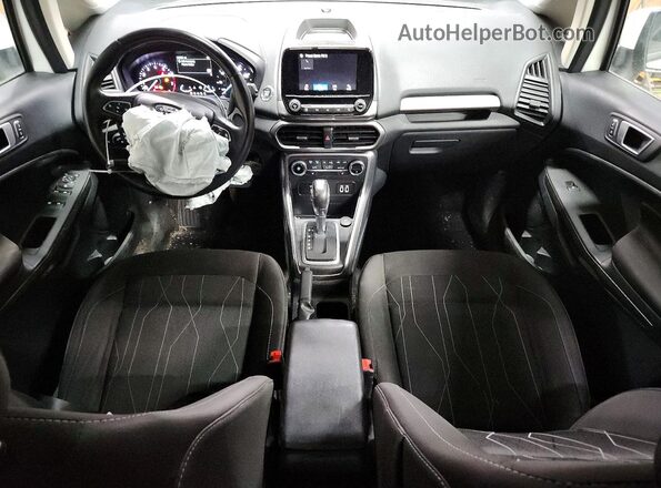 MAJ6S3GLXKC272164 2019 FORD ECOSPORT White Vista del salpicadero