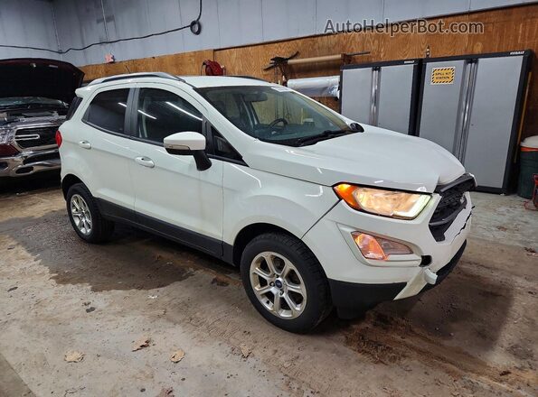 MAJ6S3GLXKC272164 2019 FORD ECOSPORT White Delantero derecho