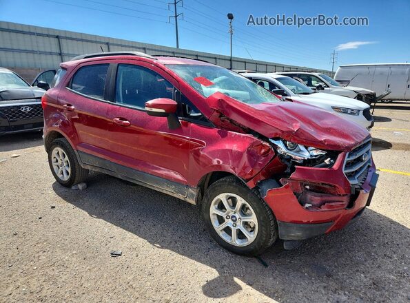 MAJ6S3GLXKC295508 2019 FORD ECOSPORT Red Առջևի աջ