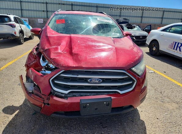 MAJ6S3GLXKC295508 2019 FORD ECOSPORT Red Դիմացի տեսք