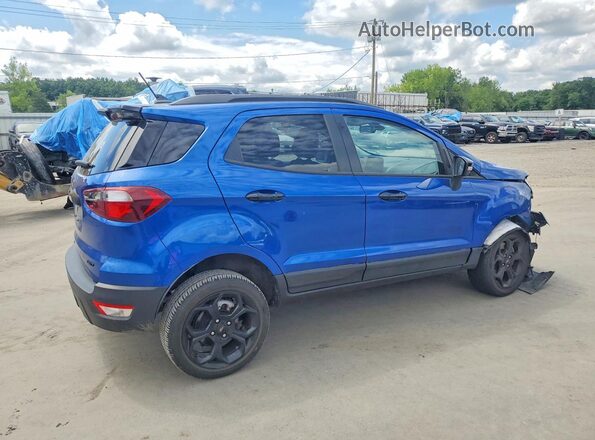MAJ6S3JL0MC436632 2021 FORD ECOSPORT Blue Tył prawy