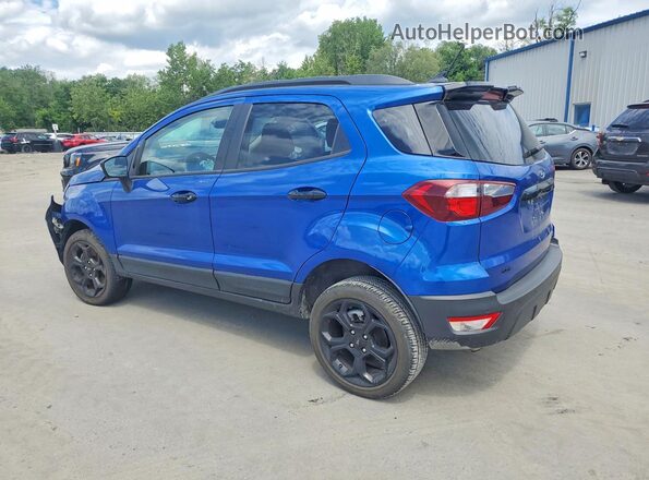 MAJ6S3JL0MC436632 2021 FORD ECOSPORT Blue Tył lewy