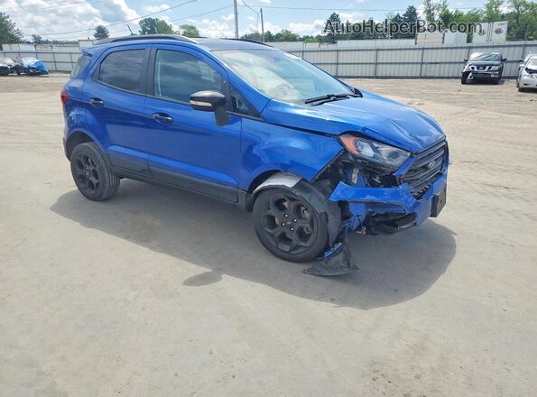 MAJ6S3JL0MC436632 2021 FORD ECOSPORT Blue Przód prawy