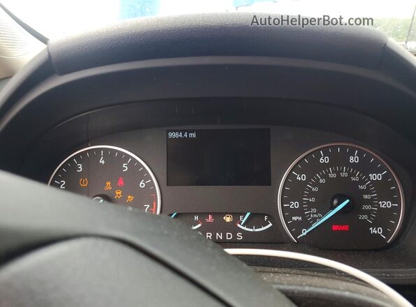 MAJ6S3JL0MC436632 2021 FORD ECOSPORT Blue Widok zestawu wskaźników