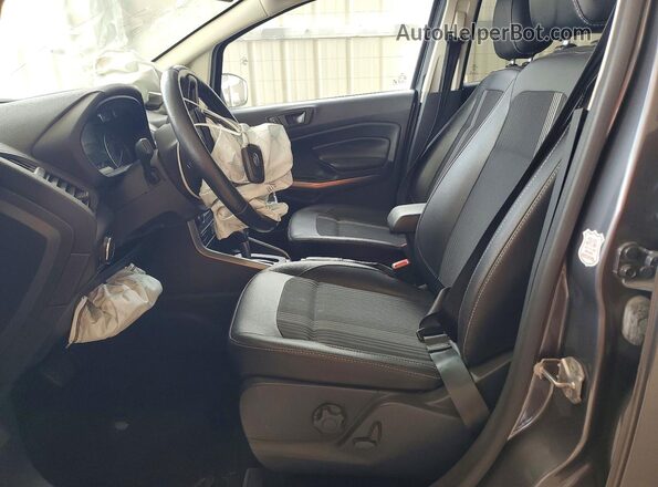MAJ6S3JL9LC362447 2020 FORD ECOSPORT Gray Вид салону спереду