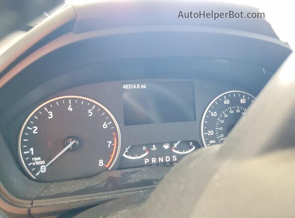 MAJ6S3JL9LC362447 2020 FORD ECOSPORT Gray Вид щитка приладів