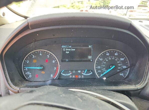 MAJ6S3KL0LC391530 2020 FORD ECOSPORT Black Widok zestawu wskaźników
