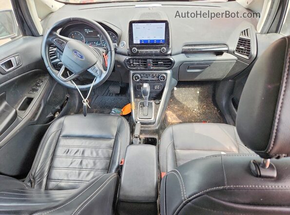 MAJ6S3KL0LC391530 2020 FORD ECOSPORT Black Widok deski rozdzielczej