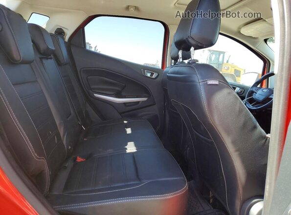 MAJ6S3KL1KC256801 2019 FORD ECOSPORT Red Vista interior trasera