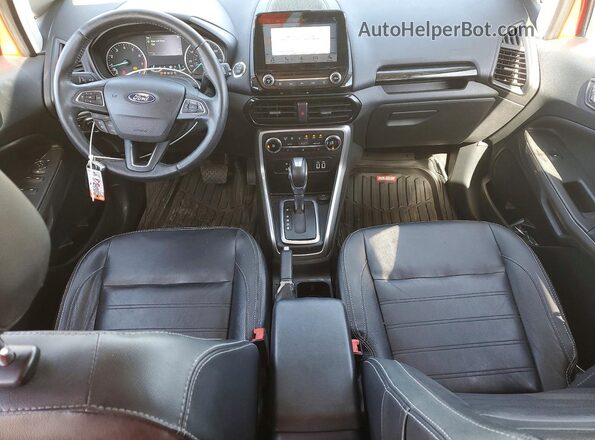 MAJ6S3KL1KC256801 2019 FORD ECOSPORT Red Vista del salpicadero