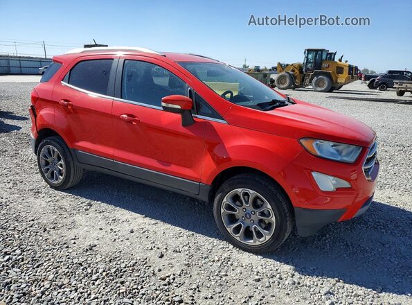 MAJ6S3KL1KC256801 2019 FORD ECOSPORT Red Delantero derecho
