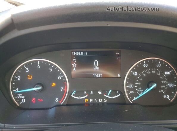 MAJ6S3KL5LC324664 2020 FORD ECOSPORT Черный Вид щитка приборов