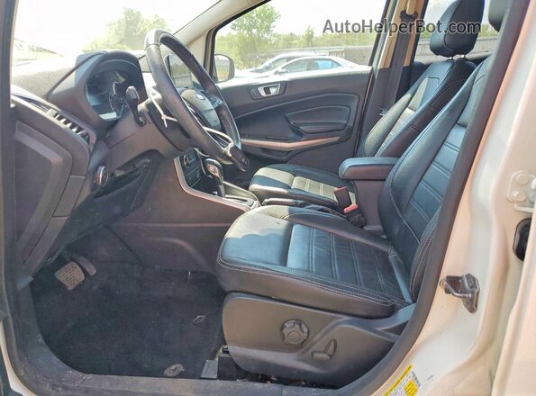 MAJ6S3KL7LC382274 2020 FORD ECOSPORT White Front interior view