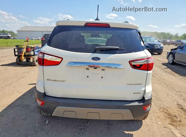 MAJ6S3KL7LC382274 2020 FORD ECOSPORT White Rear view