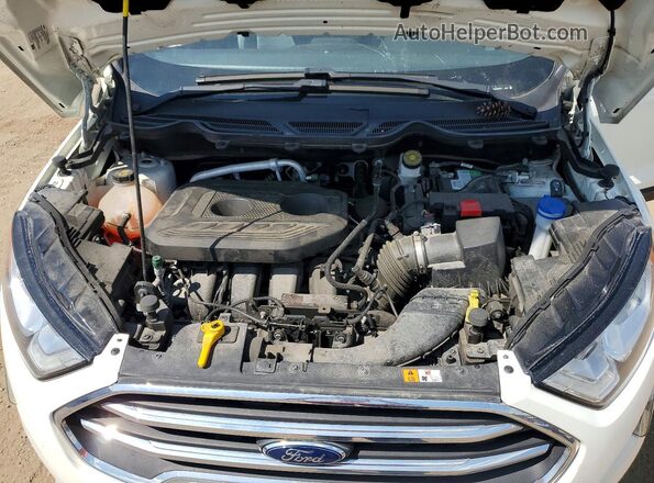 MAJ6S3KL7LC382274 2020 FORD ECOSPORT White Engine compartment view