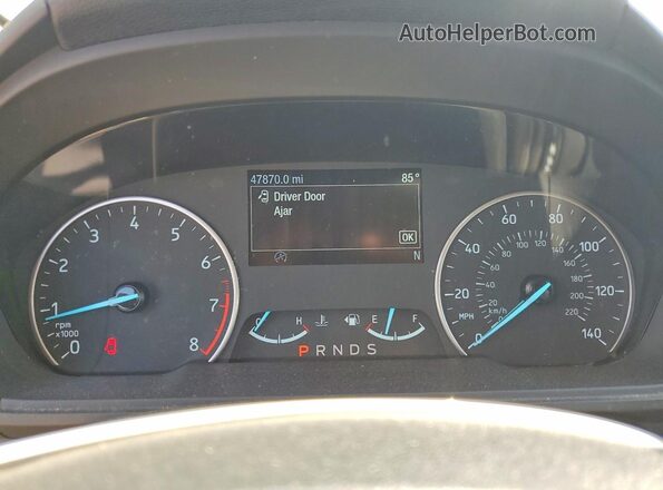 MAJ6S3KL7LC382274 2020 FORD ECOSPORT White Instrument cluster view