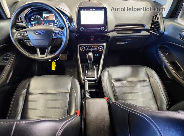 MAJ6S3KL8KC274454 2019 FORD ECOSPORT Черный Вид панели приборов