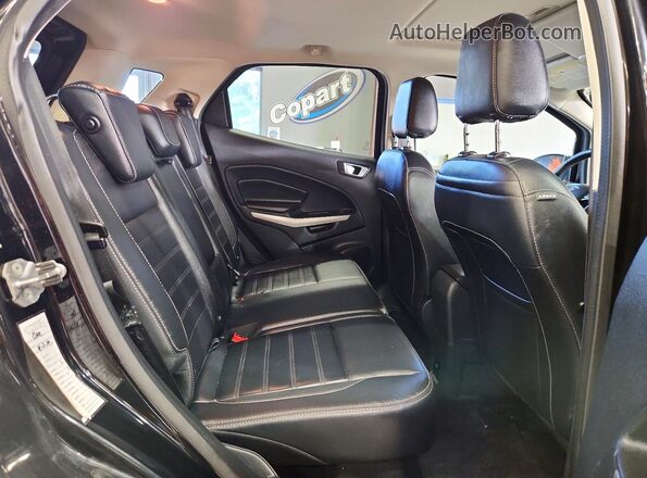 MAJ6S3KL8KC274454 2019 FORD ECOSPORT Черный Вид задней части салона