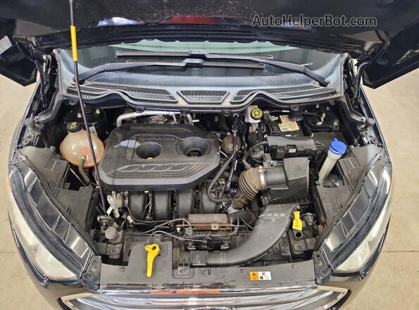 MAJ6S3KL8KC294008 2019 FORD ECOSPORT Черный Вид подкапотного пространства