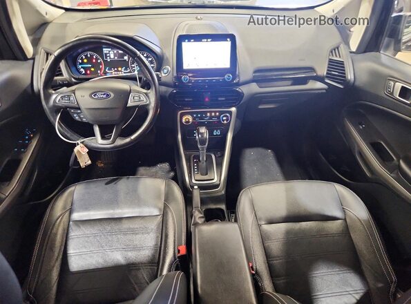 MAJ6S3KL8KC294008 2019 FORD ECOSPORT Черный Вид панели приборов
