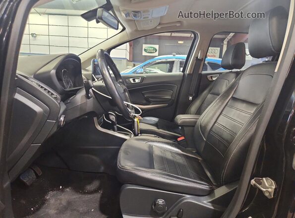 MAJ6S3KL8KC294008 2019 FORD ECOSPORT Черный Вид салона спереди