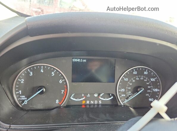 MAJ6S3KLXLC384097 2020 FORD ECOSPORT Угольный Вид щитка приборов