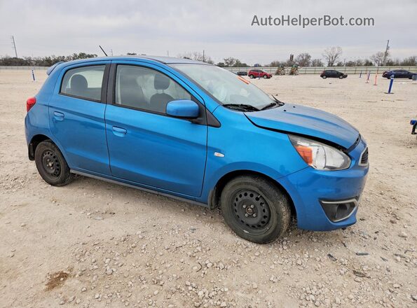 ML32A3HJ1KH003341 2019 MITSUBISHI MIRAGE Blue Передня права чверть