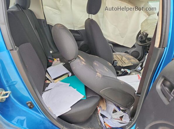 ML32A3HJ1KH003341 2019 MITSUBISHI MIRAGE Blue Вид задніх сидінь