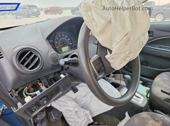 ML32A3HJ1KH003341 2019 MITSUBISHI MIRAGE Blue Вид щитка приладів