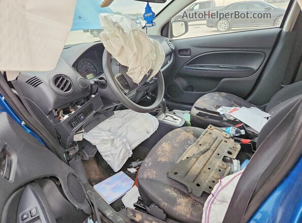 ML32A3HJ1KH003341 2019 MITSUBISHI MIRAGE Blue Вид салону спереду