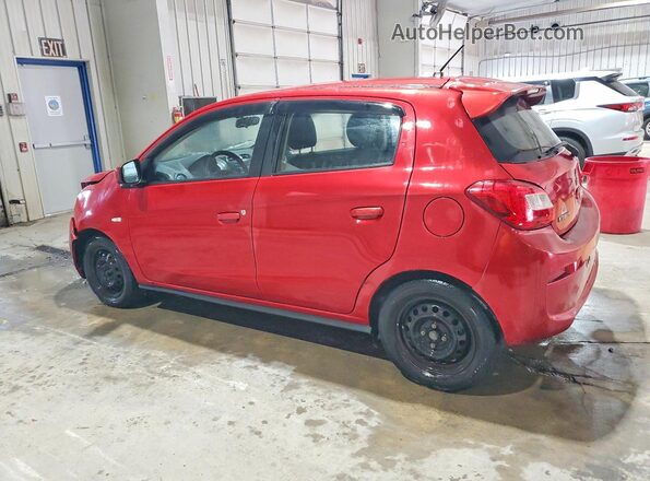 ML32A3HJ2HH001199 2017 MITSUBISHI MIRAGE Red Задня ліва чверть