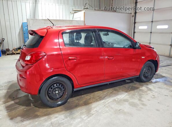 ML32A3HJ2HH001199 2017 MITSUBISHI MIRAGE Red Задня права чверть